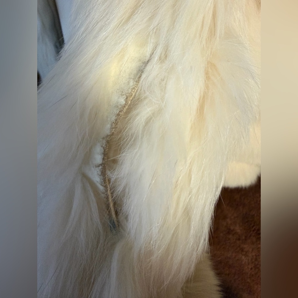 gorgeous vintage arctic white fox fur coat - Picture 14 of 15